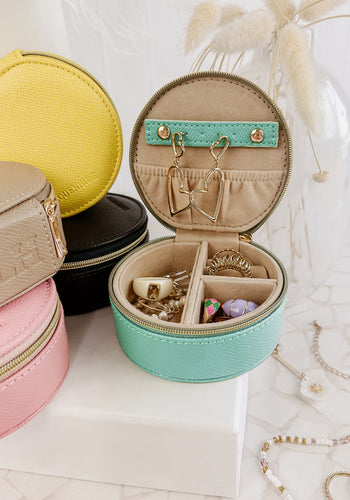 LOUENHIDE SISCO JEWELLERY BOX - CHAI