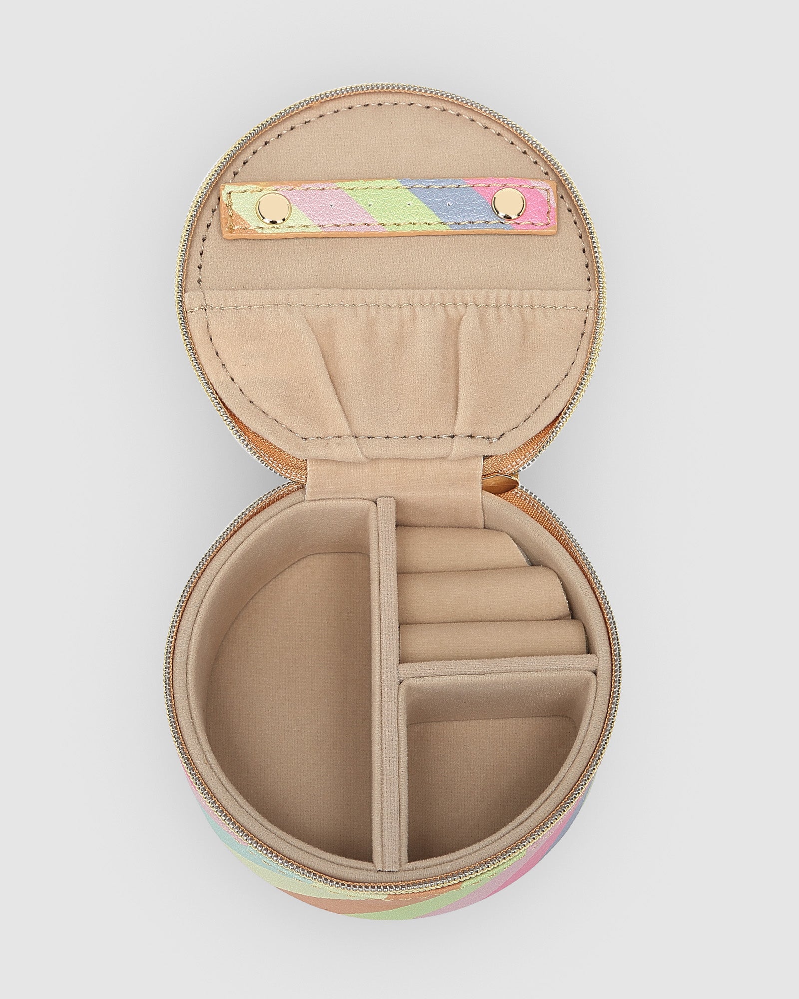 LOUENHIDE SISCO JEWELLERY BOX - PASTEL STRIPE
