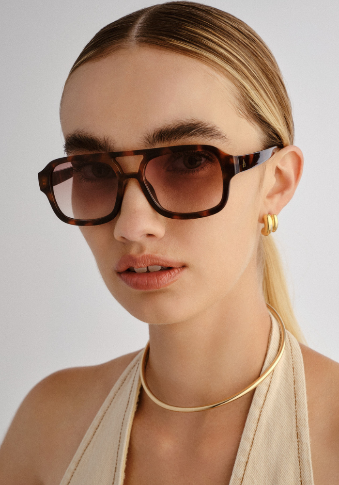 AIRE AQUARIUS SUNGLASSES - DARK TORT