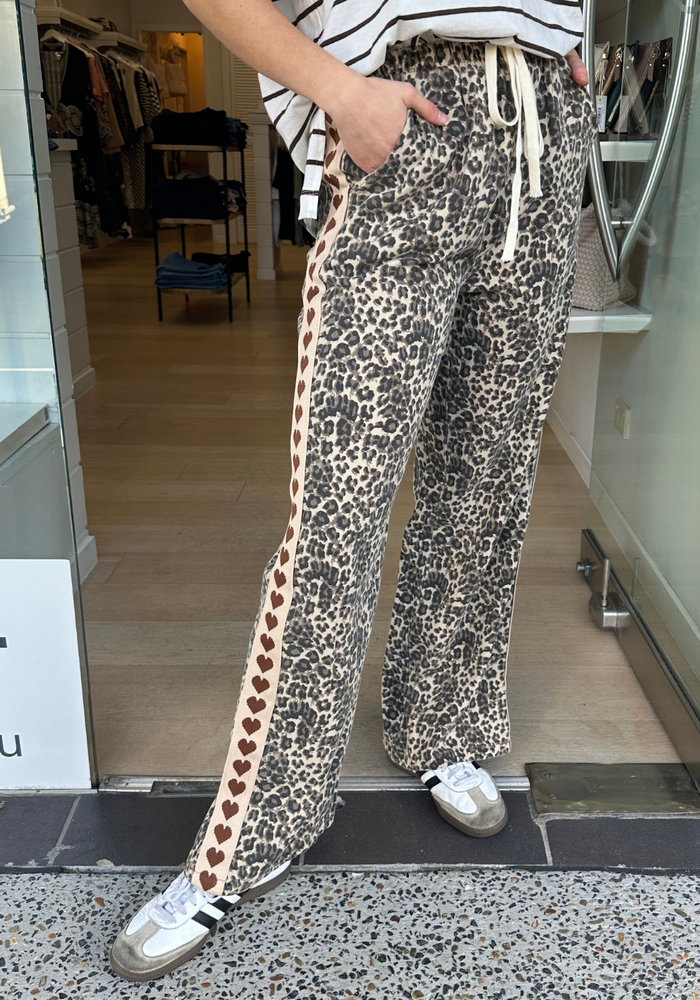 JUNA RACER JEANS - CHOC HEART