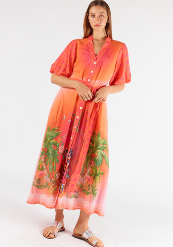 RUBYYAYA PARADIS MAXI DRESS - PINK