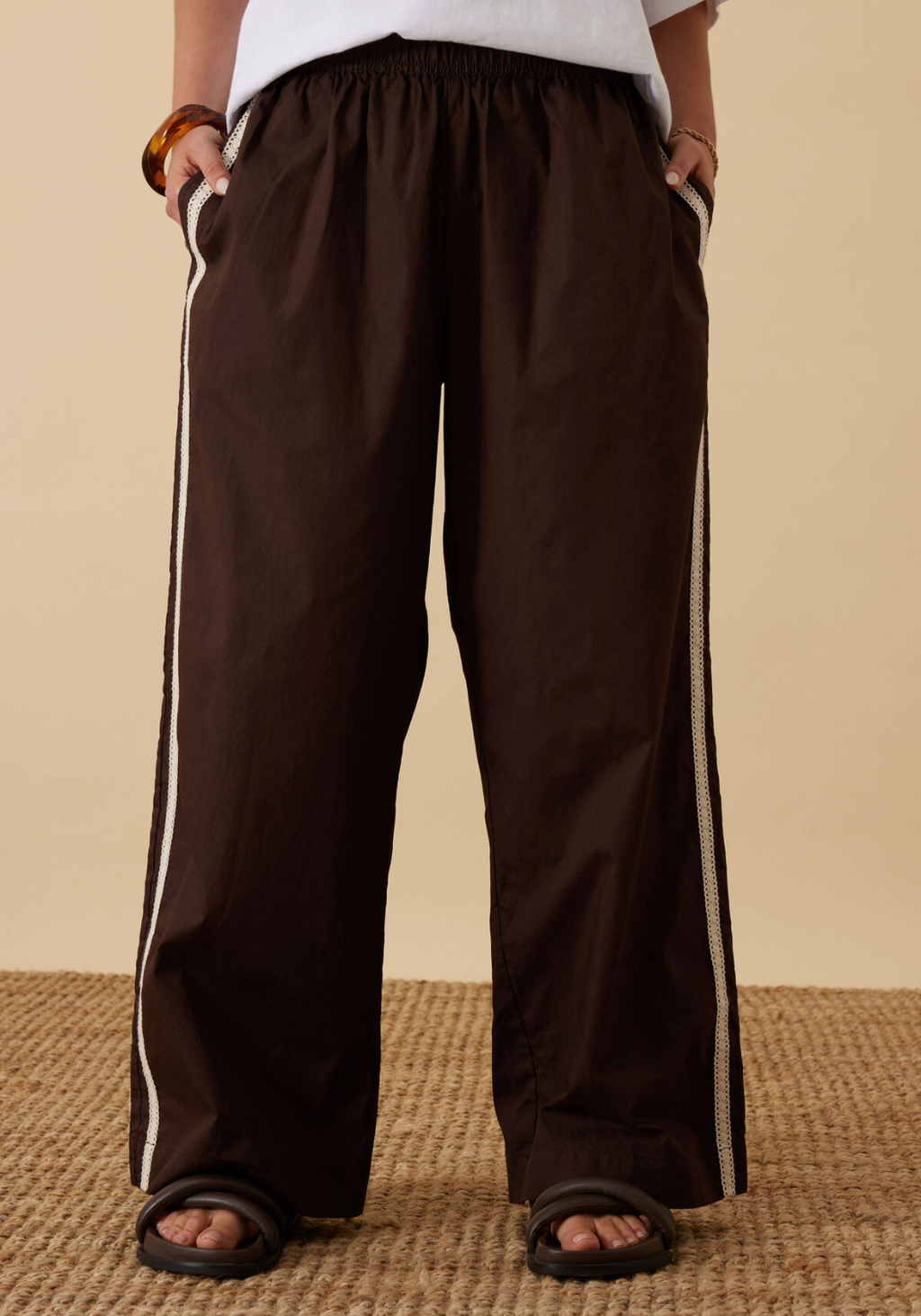 CERES LIFE THE LOUNGE PANT - CHOCOLATE