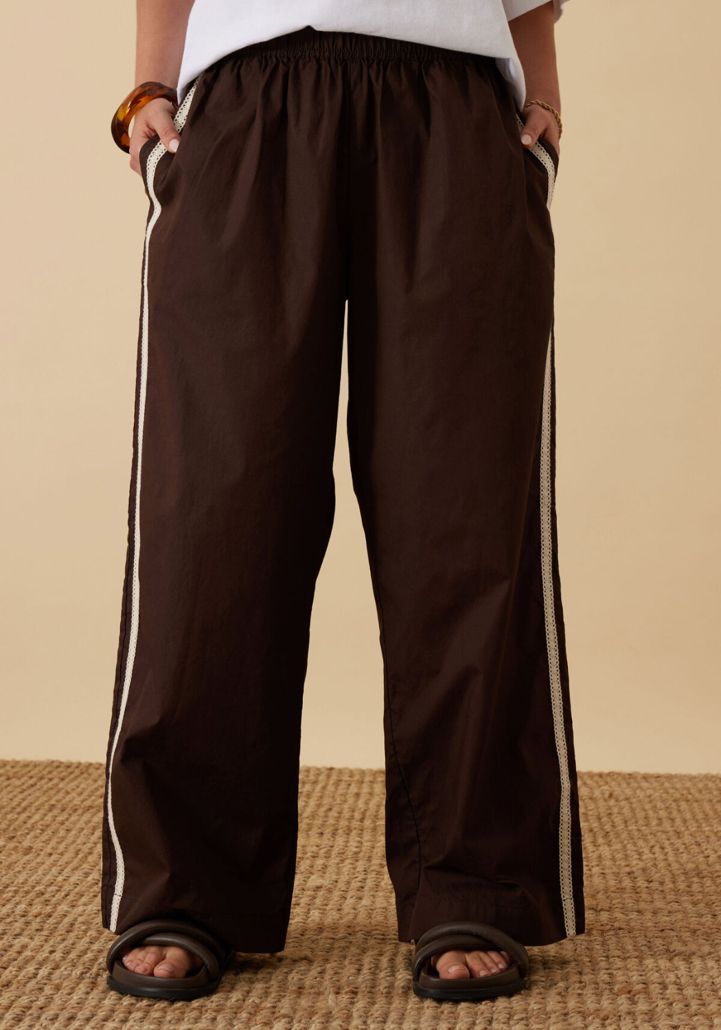 CERES LIFE THE LOUNGE PANT - CHOCOLATE