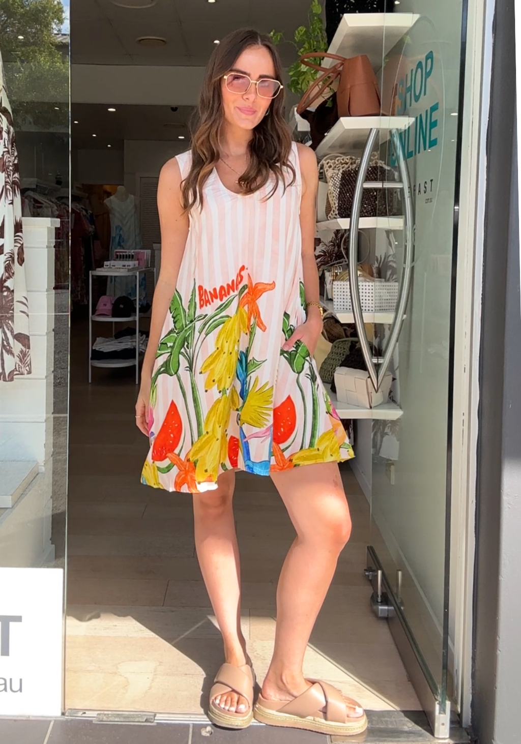 SUNHAVEN MINI DRESS - SUMMER PRINT