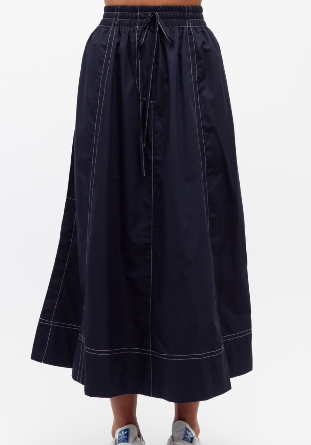 BELLA MIDI SKIRT - NAVY
