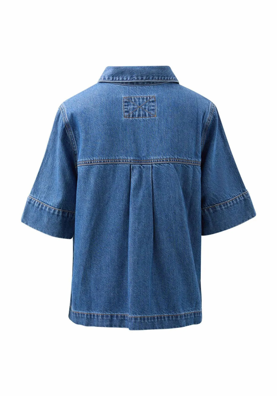 CERES LIFE NOA SHORT SLEEVE SHIRT - FRESH INDIGO