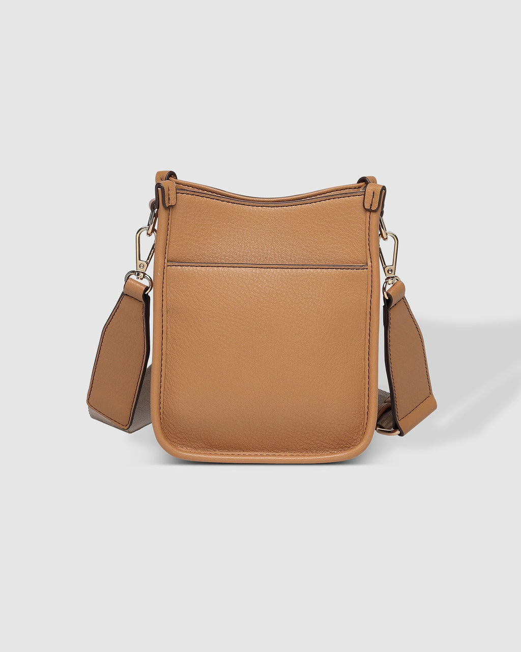LOUENHIDE PARKER PHONE CROSSBODY BAG - CAMEL