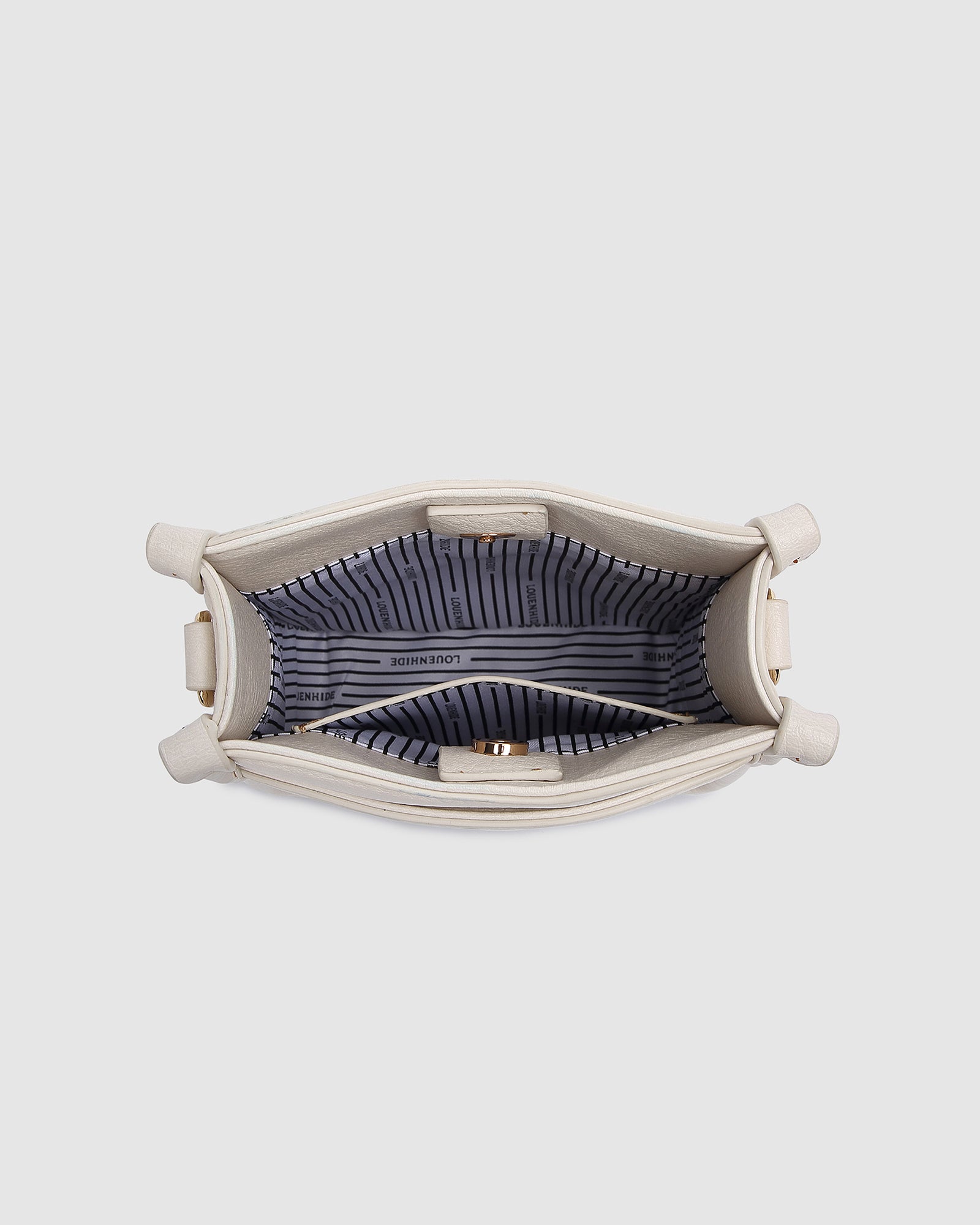 LOUENHIDE PARKER LOGO PHONE BAG - VANILLA