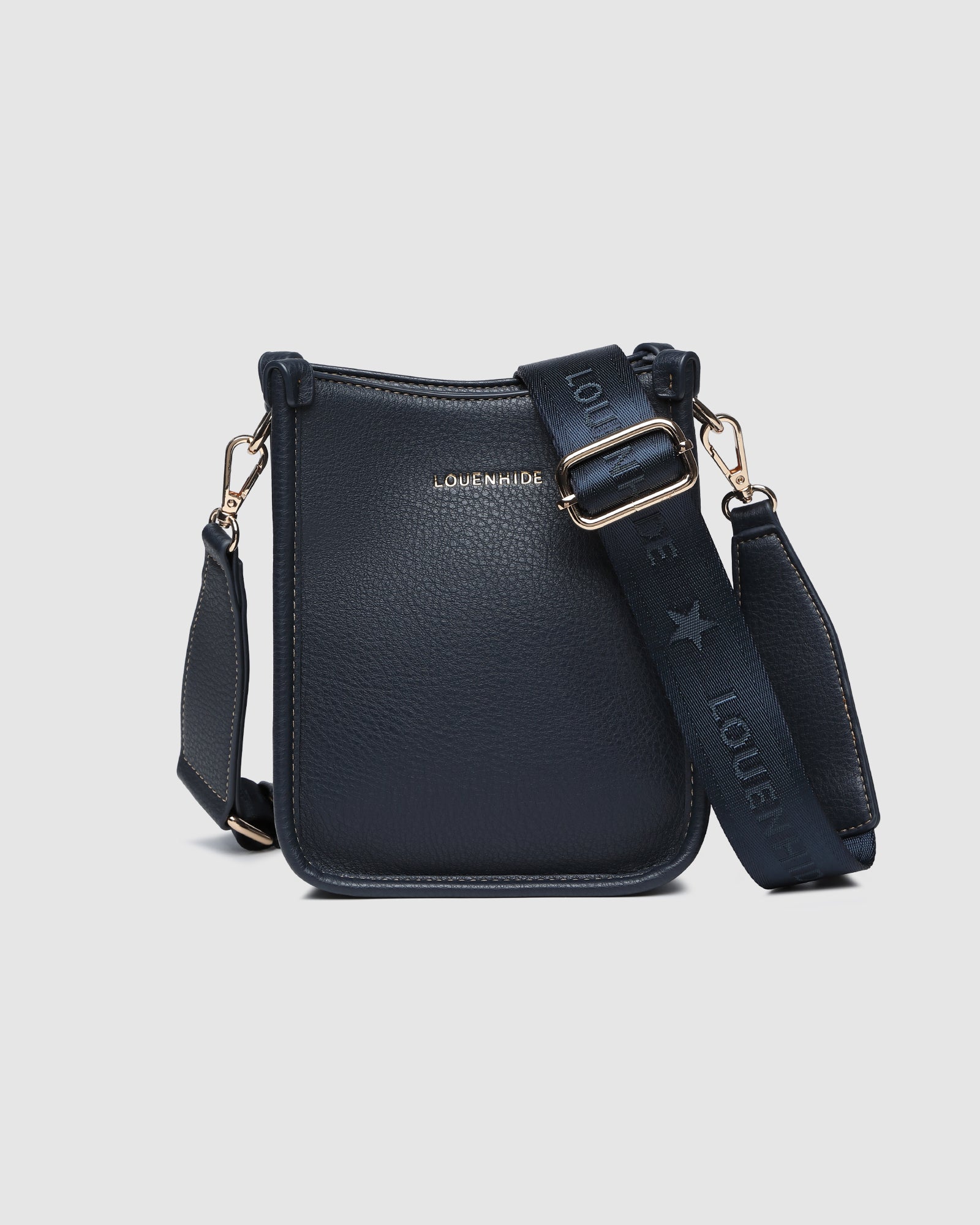 LOUENHIDE PARKER PHONE CROSSBODY BAG - NAVY
