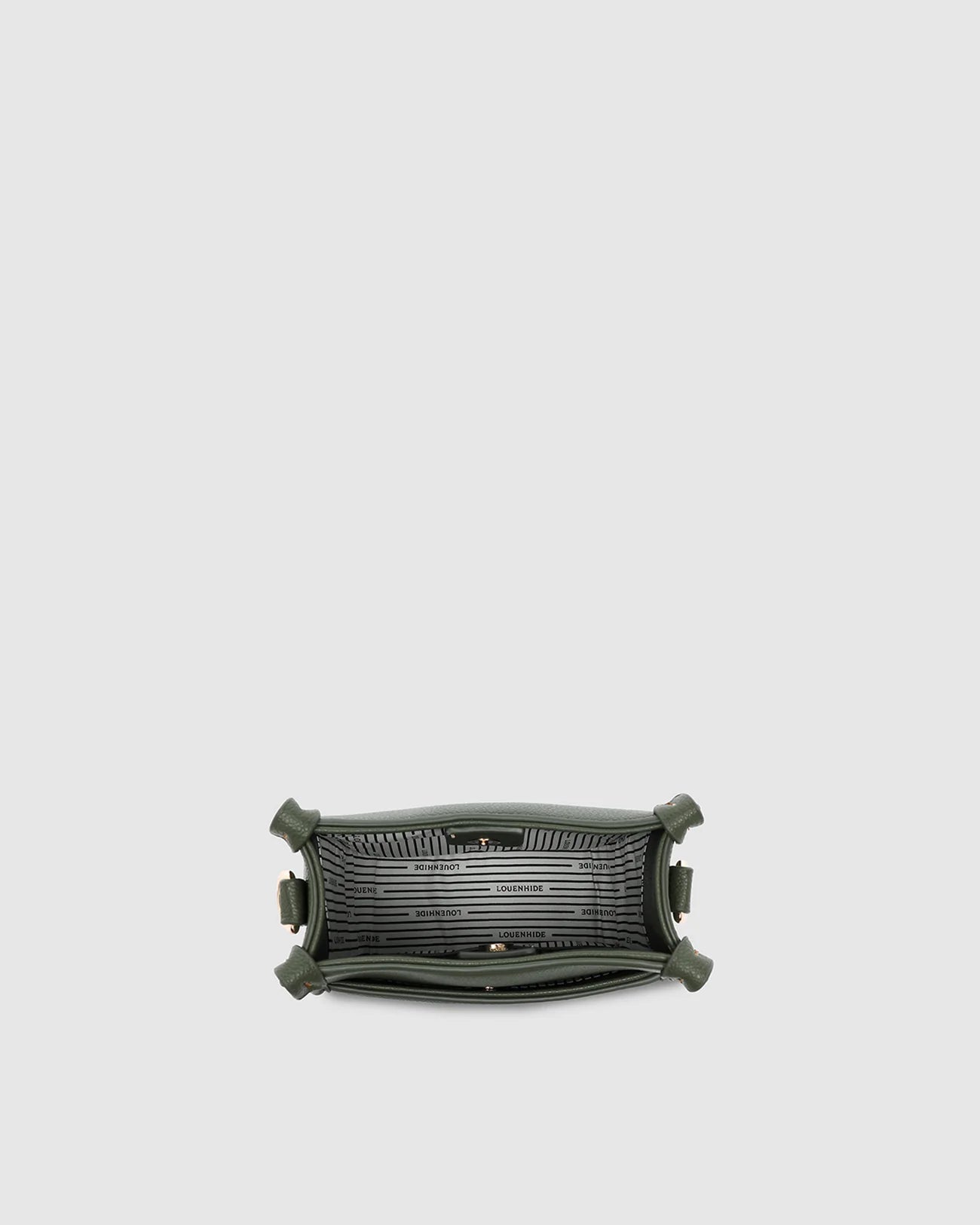 LOUENHIDE PARKER LOGO PHONE BAG - OLIVE