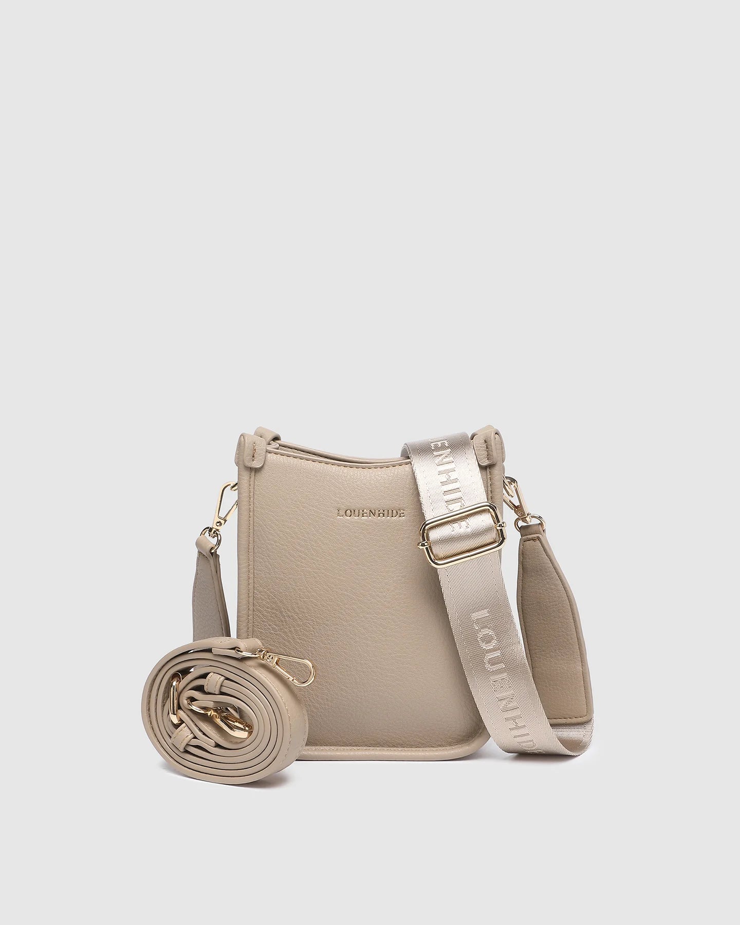 LOUENHIDE PARKER PHONE CROSSBODY BAG - STONE
