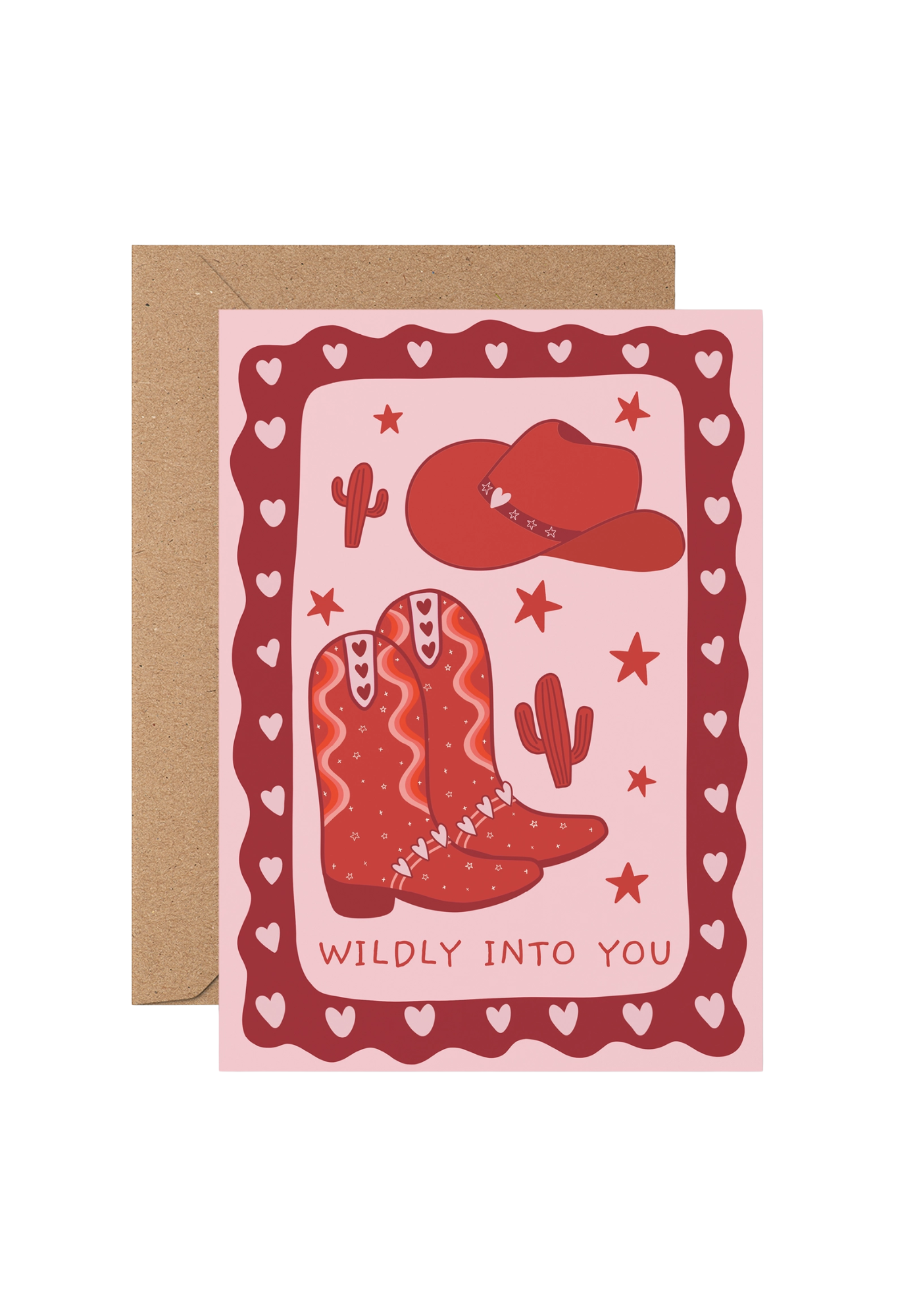 GREETING CARD - WILDLY INTO YOU