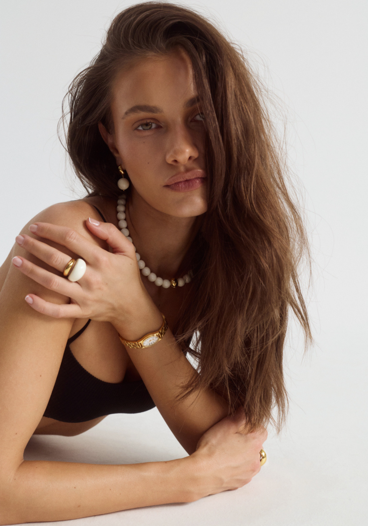 CENDRE EMPIRE RING - VANILLA