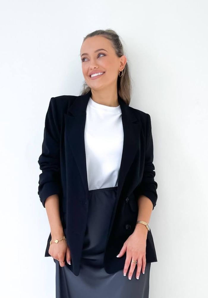 ALEXIS BLAZER - BLACK