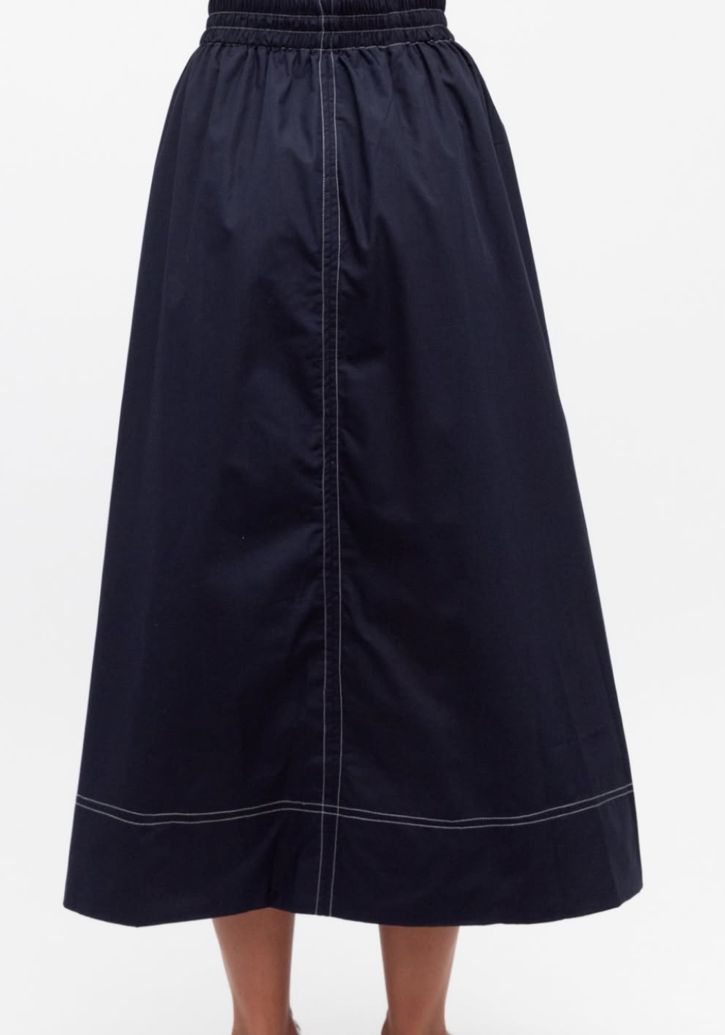 BELLA MIDI SKIRT - NAVY