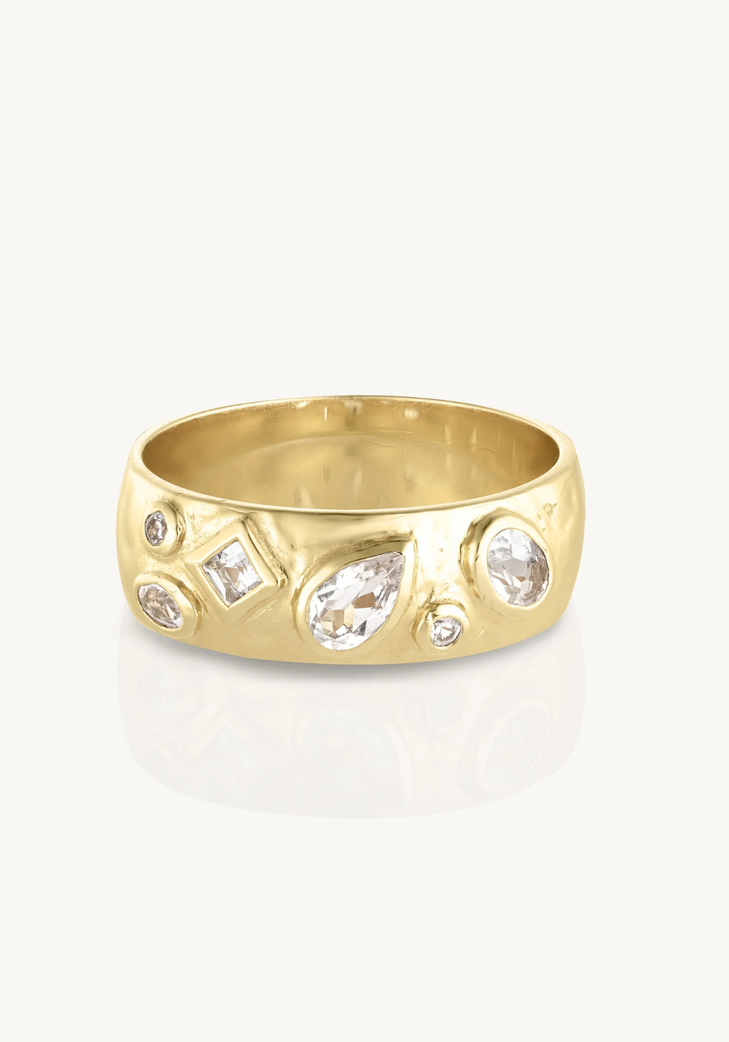 TONI MAY ESTELLE TOPAZ RING - GOLD