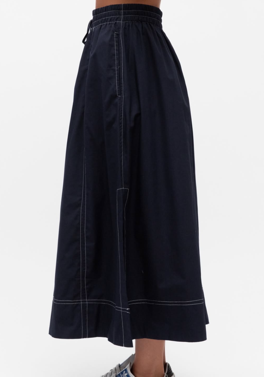 BELLA MIDI SKIRT - NAVY