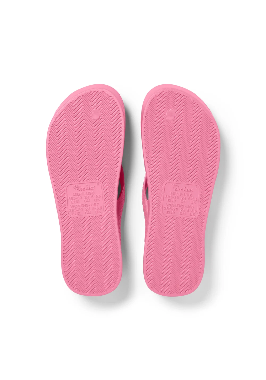 ARCHIES ARCH SUPPORT THONG - HOT PINK