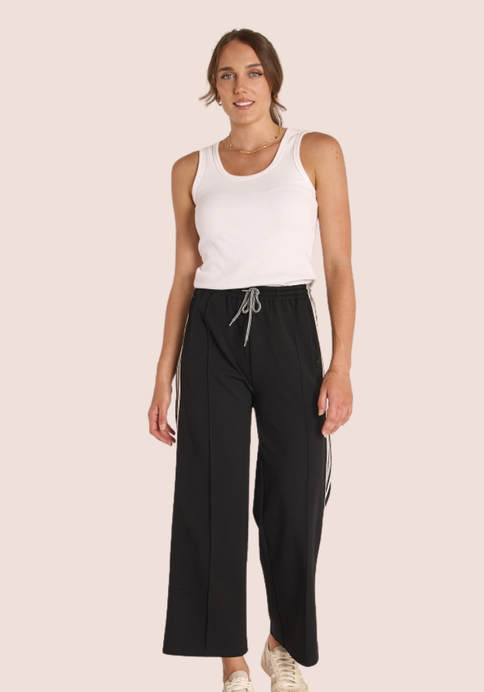 NOAH CROPPED PANT - LUXE BLACK