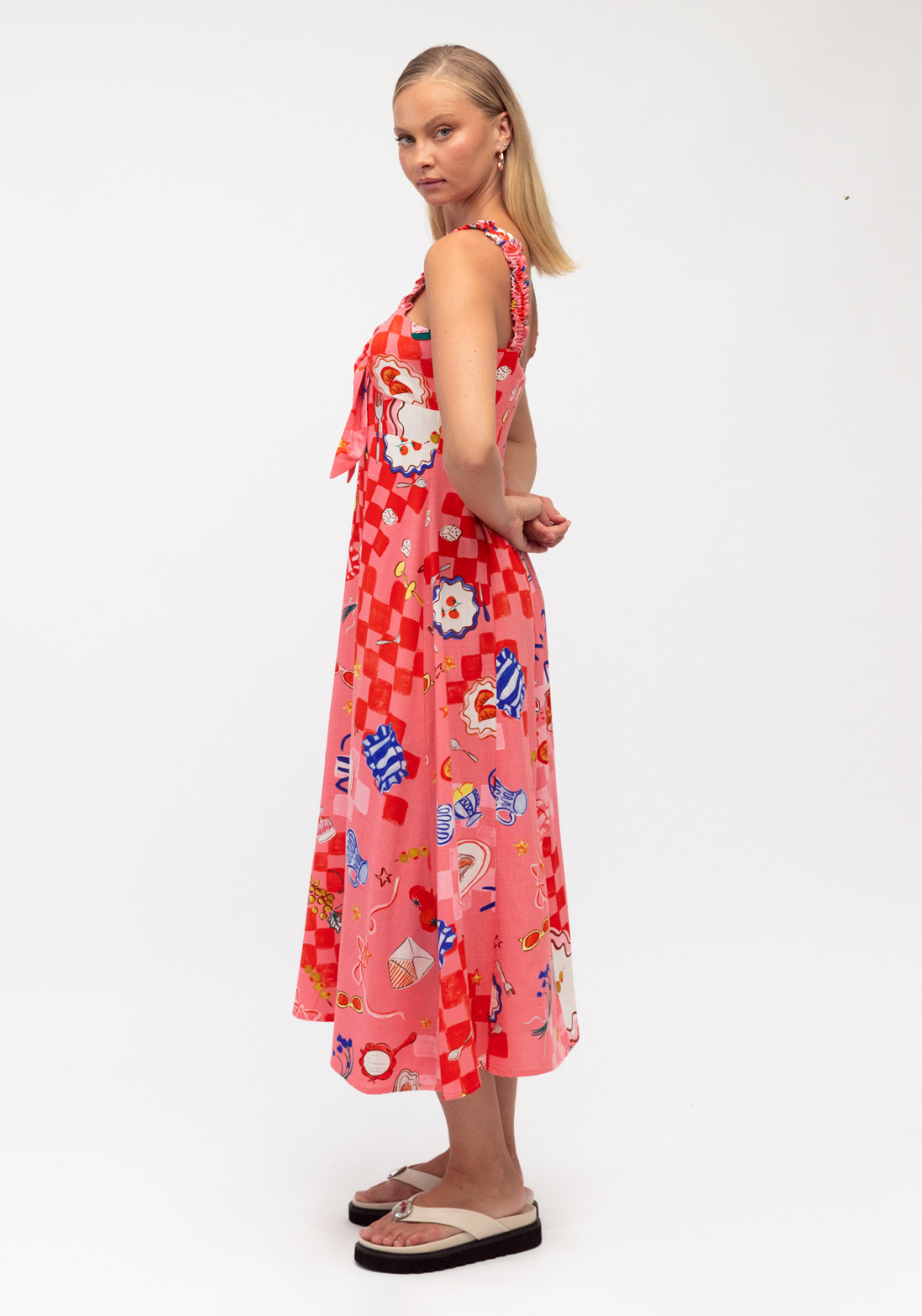 AMORE MIDI DRESS - SUMMER PRINT