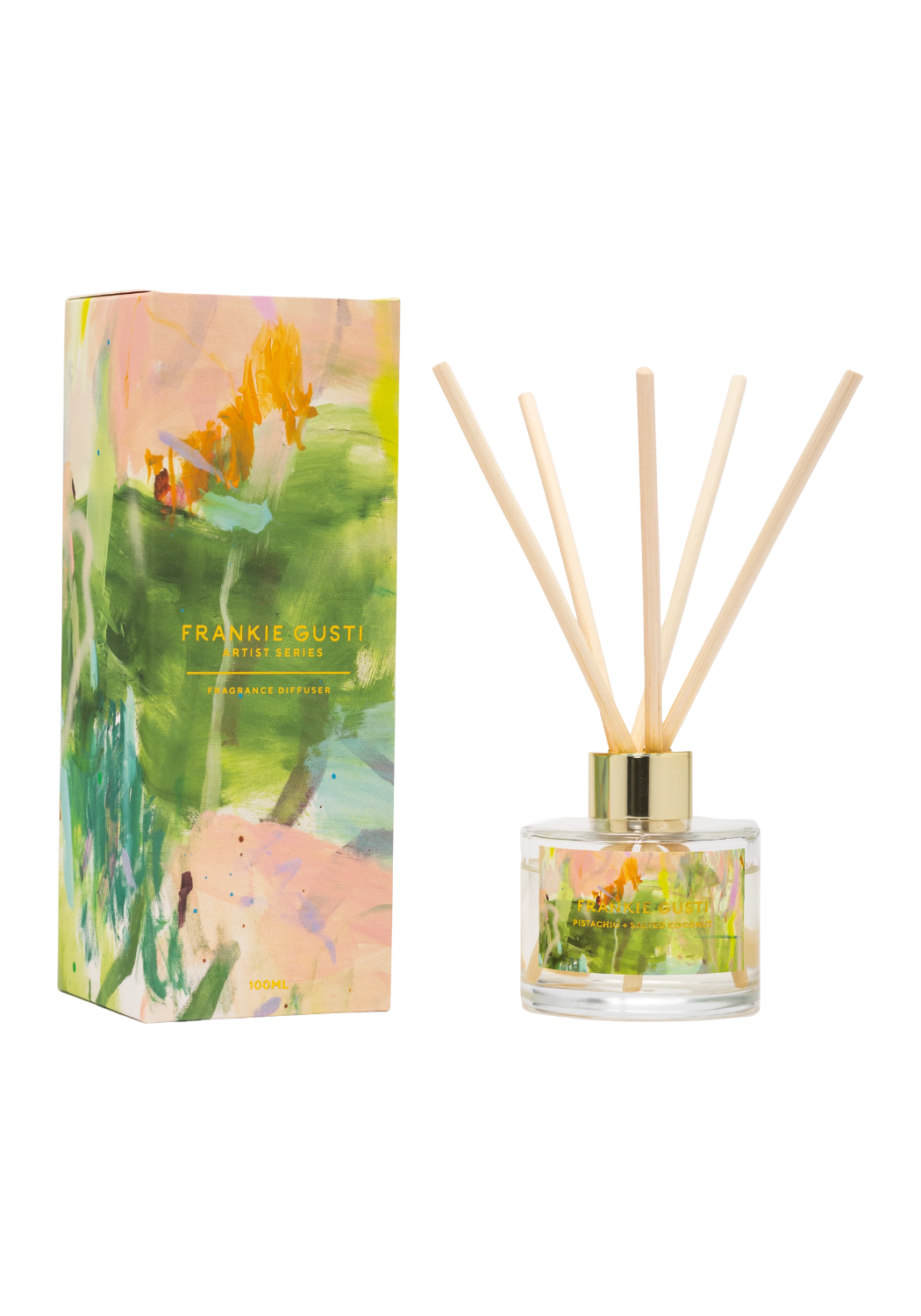 FRANKIE GUSTI PISTACHIO + SALTED COCONUT DIFFUSER - KATE ELIZA