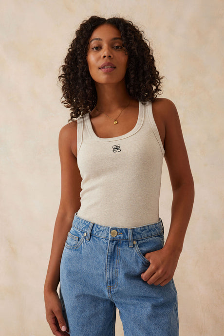 CERES LIFE CONTOUR SCOOP TANK - OATMEAL