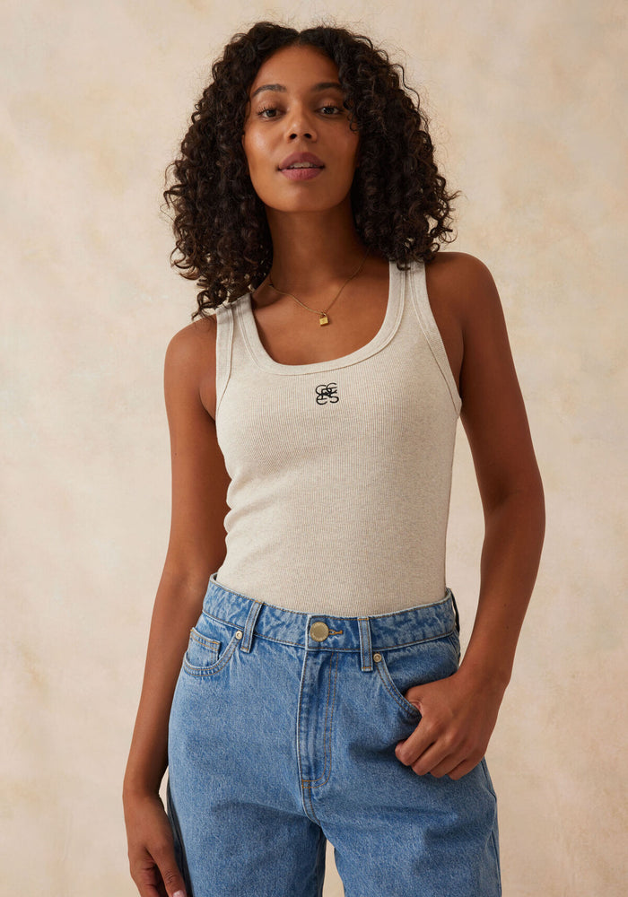 CERES LIFE CONTOUR SCOOP TANK - OATMEAL