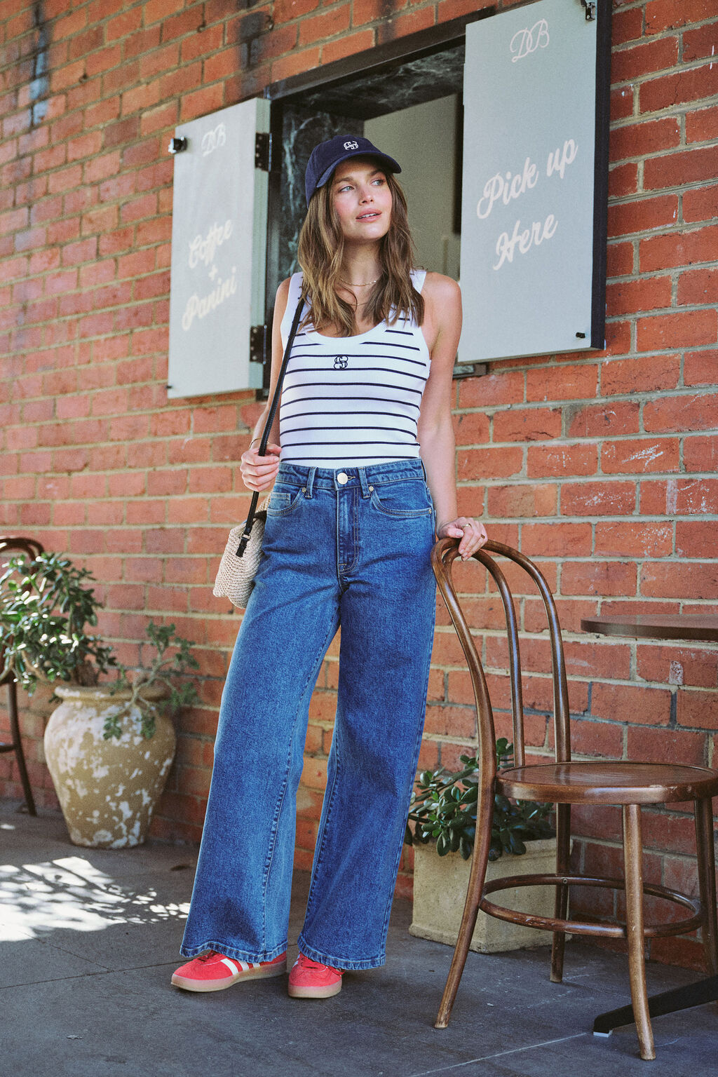 CERES LIFE CONTOUR SCOOP TANK - NEW NAVY MONOGRAM