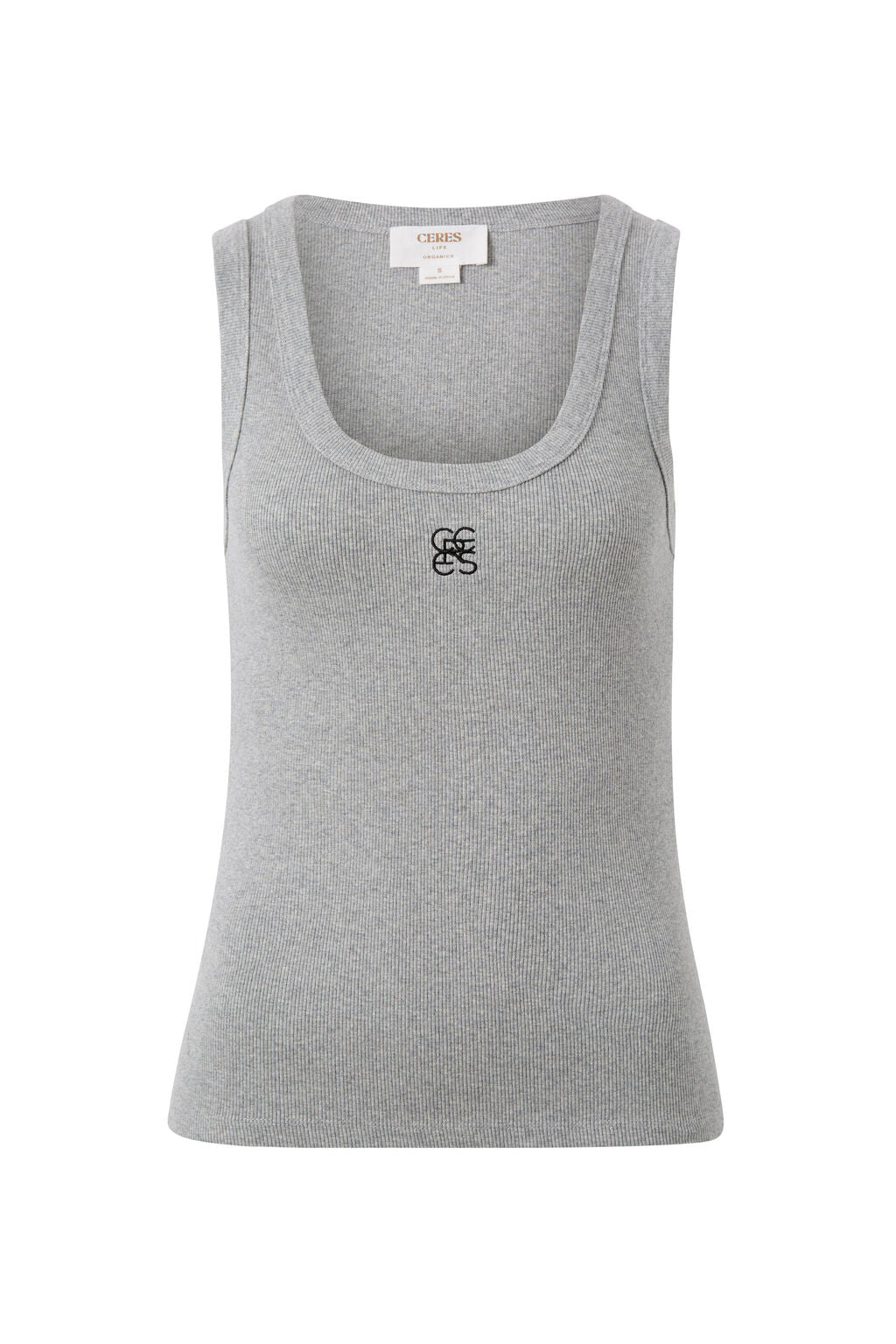CERES LIFE CONTOUR SCOOP TANK - GREY MARLE