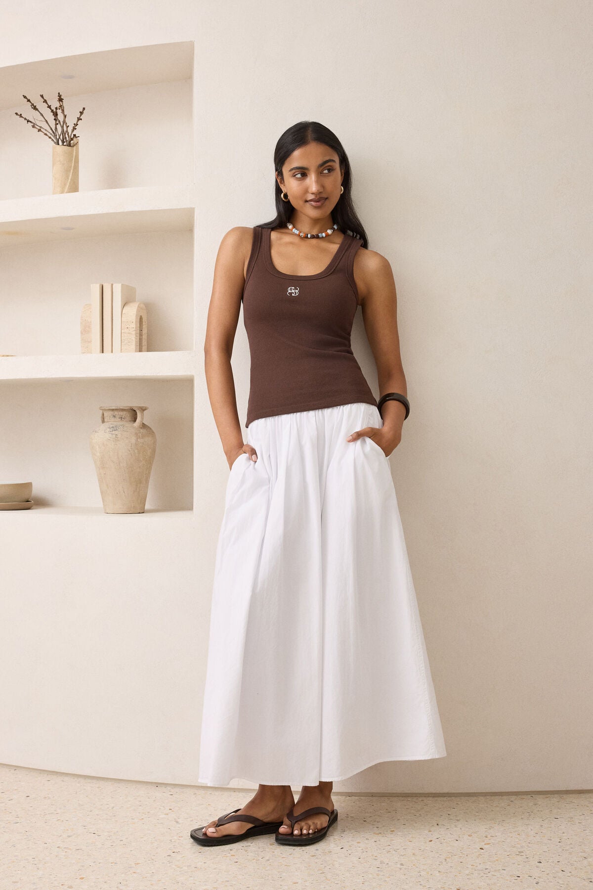 CERES LIFE CONTOUR SCOOP TANK - CHOCOLATE