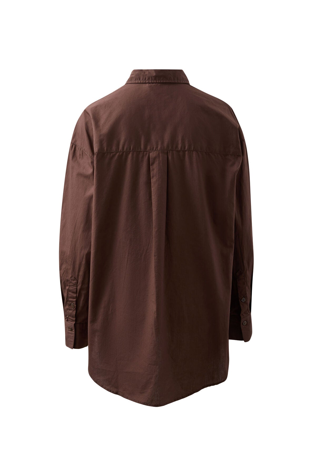 CERES LIFE PETA OVERSIZED SHIRT - CHOCOLATE