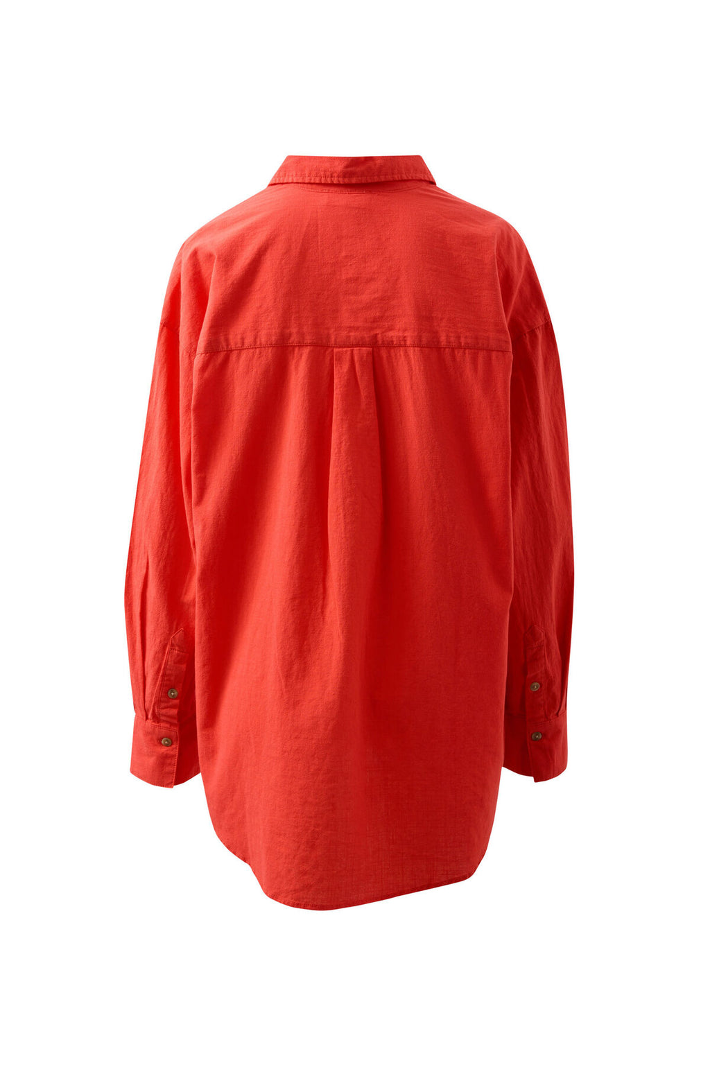 CERES LIFE PETA OVERSIZED SHIRT - HERITAGE RED