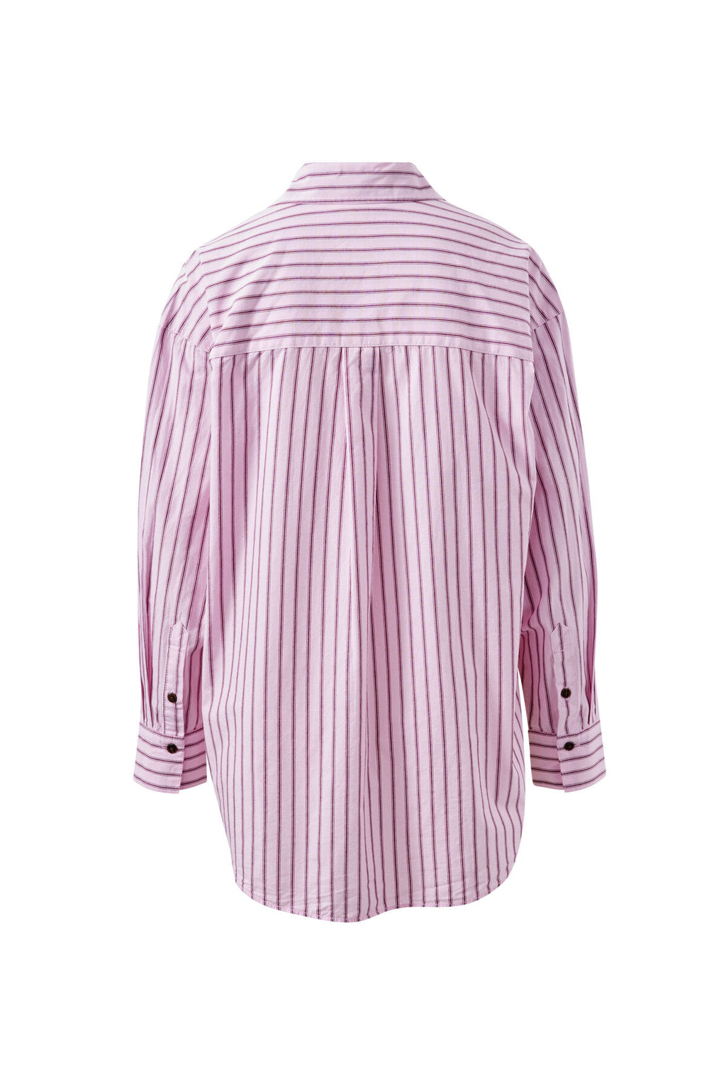 CERES LIFE PETA OVERSIZED SHIRT - SUNFADED PINK STRIPE