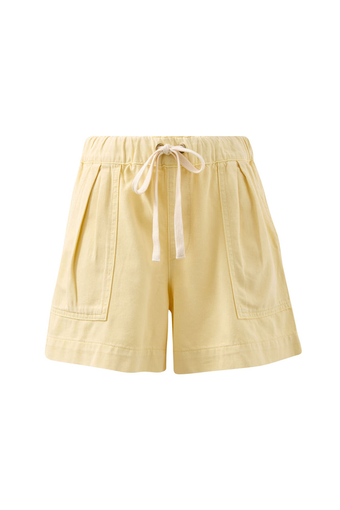Load image into Gallery viewer, CERES LIFE DARCY RELAXED EVERYDAY SHORT - WASHED BUTTER
