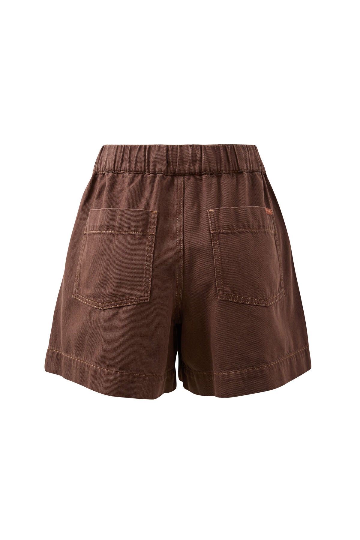 CERES LIFE DARCY RELAXED EVERYDAY SHORT - CHOCOLATE