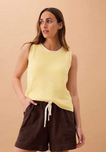 CERES LIFE DARCY RELAXED EVERYDAY SHORT - CHOCOLATE