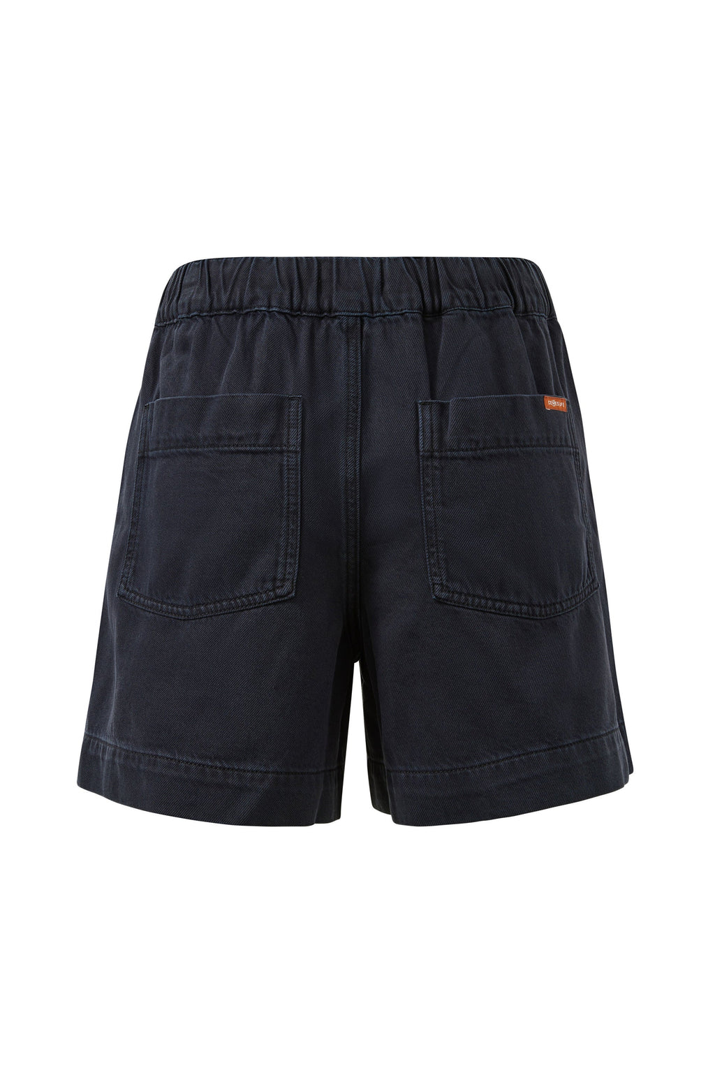 CERES LIFE DARCY RELAXED EVERYDAY SHORT - WASHED BLACK