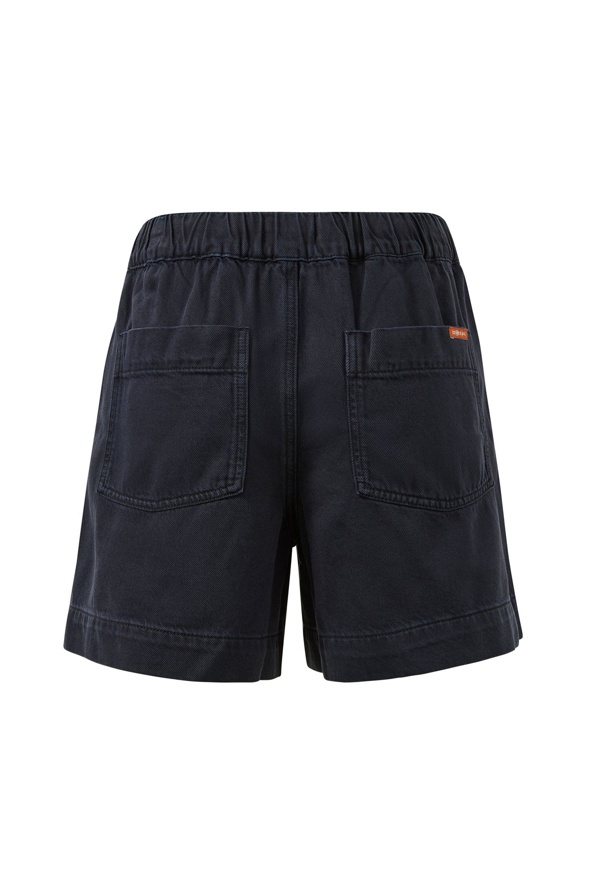 CERES LIFE DARCY RELAXED EVERYDAY SHORT - WASHED BLACK