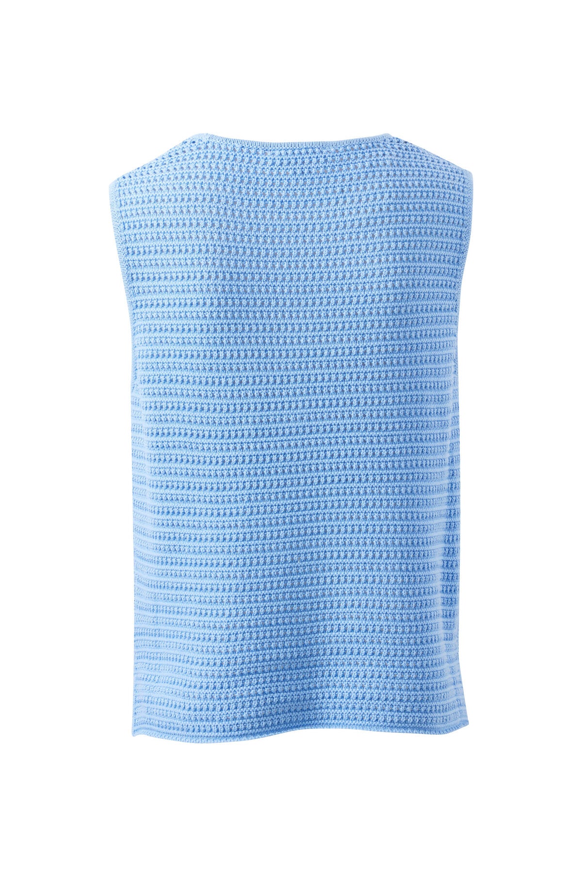 CERES LIFE MARGOT MESH KNIT TANK - SKY BLUE