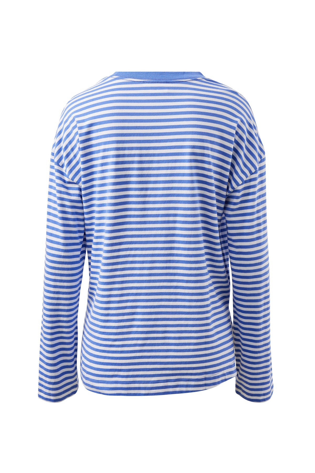 CERES LIFE SCOUT SLOUCHY LONG SLEEVE TEE - VINTAGE BLUE/WHITE STRIPE