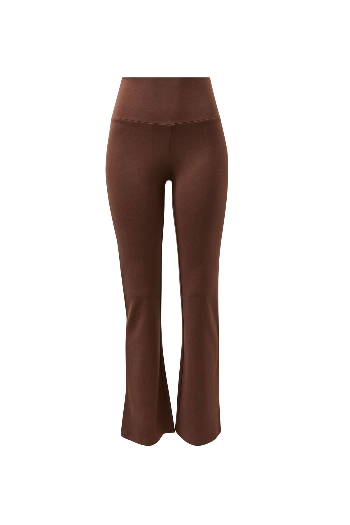 CERES LIFE PONTE BOOTLEG PANT - CHOCOLATE