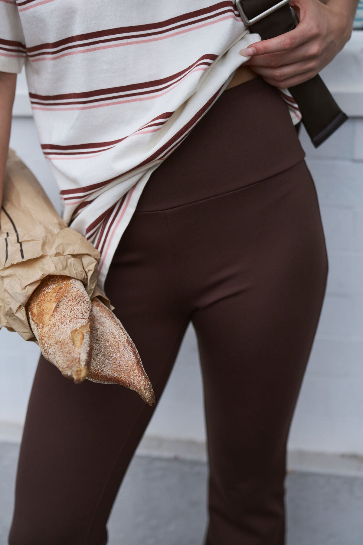 CERES LIFE PONTE BOOTLEG PANT - CHOCOLATE