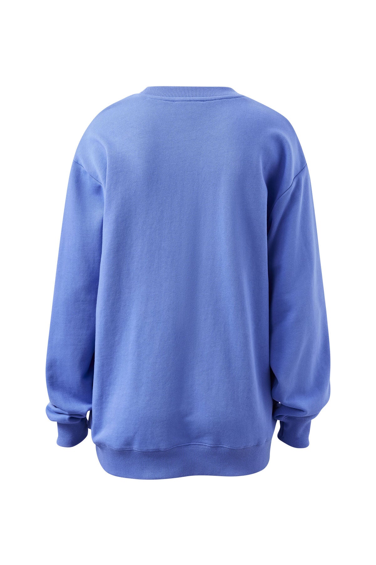 CERES LIFE ISLA OVERSIZED SLOUCHY CREW - VINTAGE BLUE/PINK CLAY