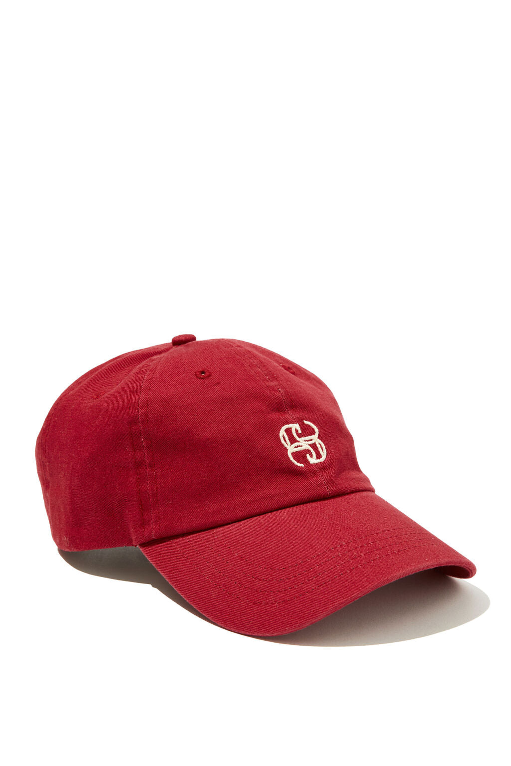 CERES LIFE MONOGRAM CAP - DEEP RED