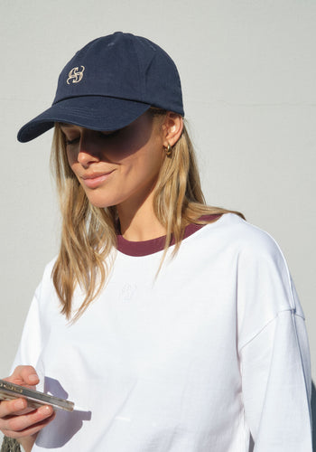 CERES LIFE MONOGRAM CAP - NAVY