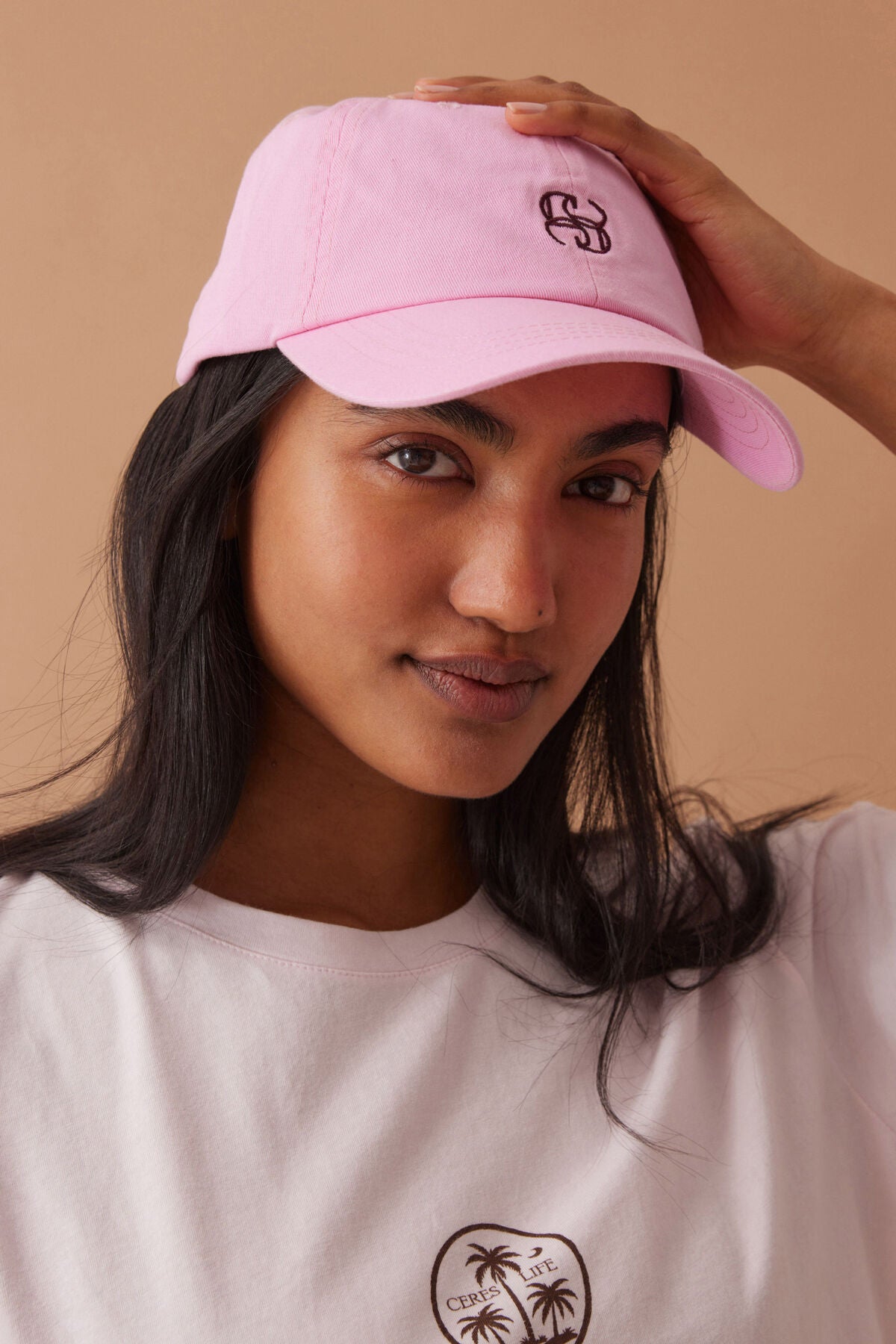 CERES LIFE MONOGRAM CAP - PINK