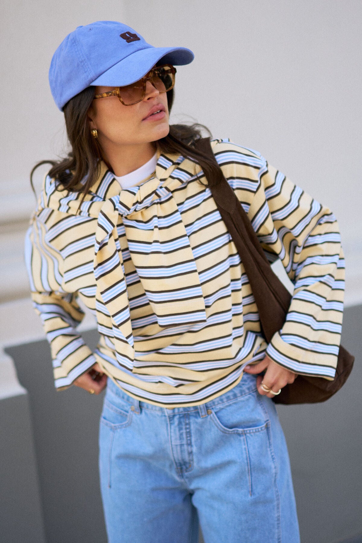CERES LIFE PIP EVERYDAY CAP - VINTAGE BLUE/BURNT TOFFEE