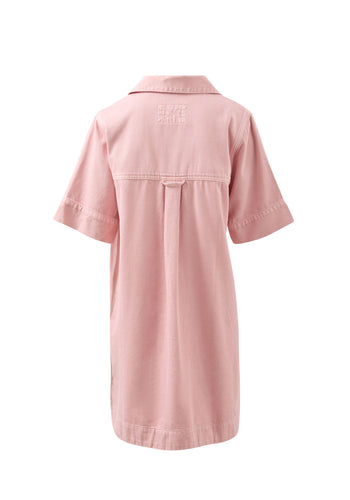 CERES LIFE SAMMY RELAXED DRESS - WASHED PINK