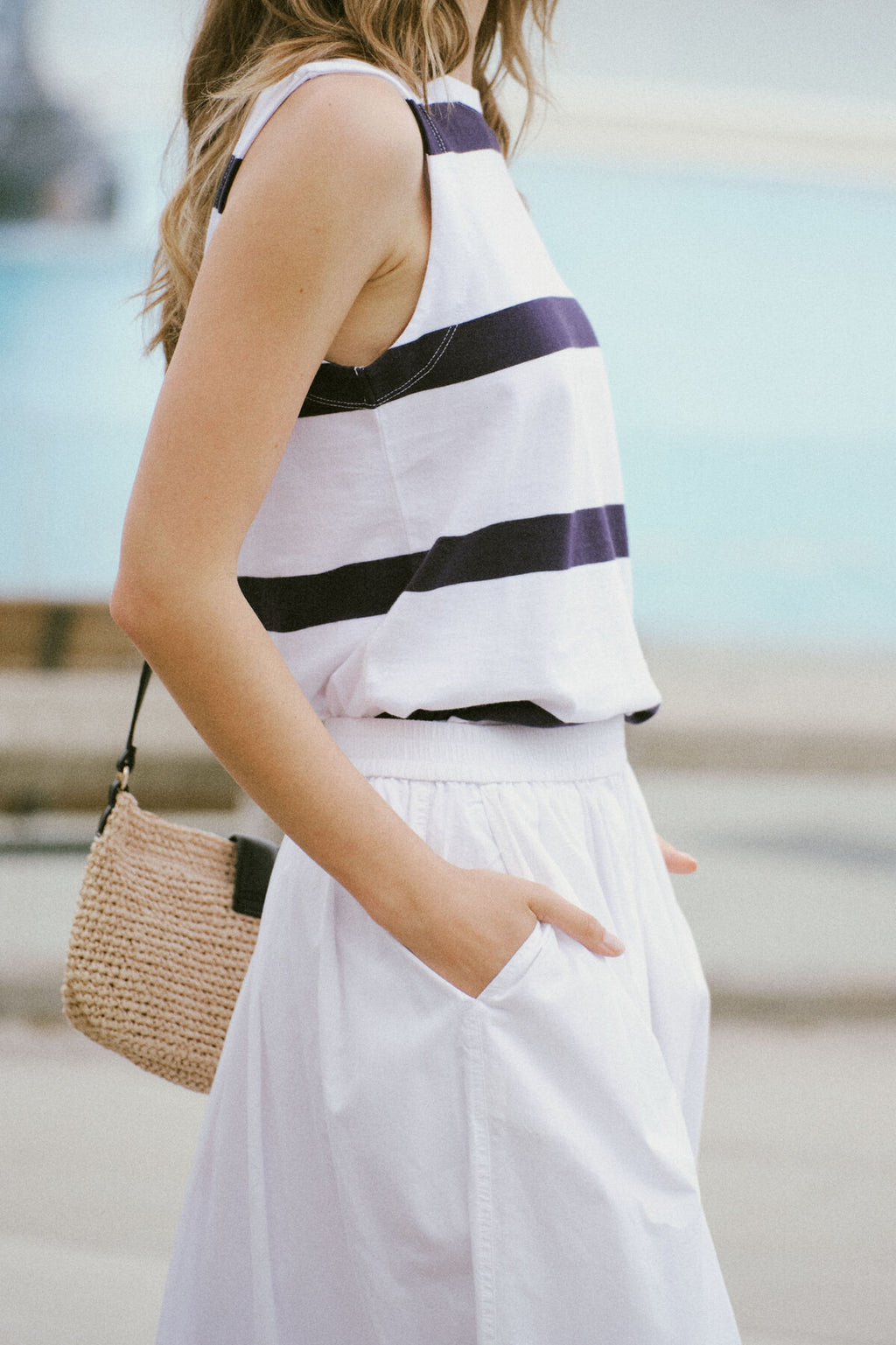 CERES LIFE FLORENCE MAXI SKIRT - WHITE