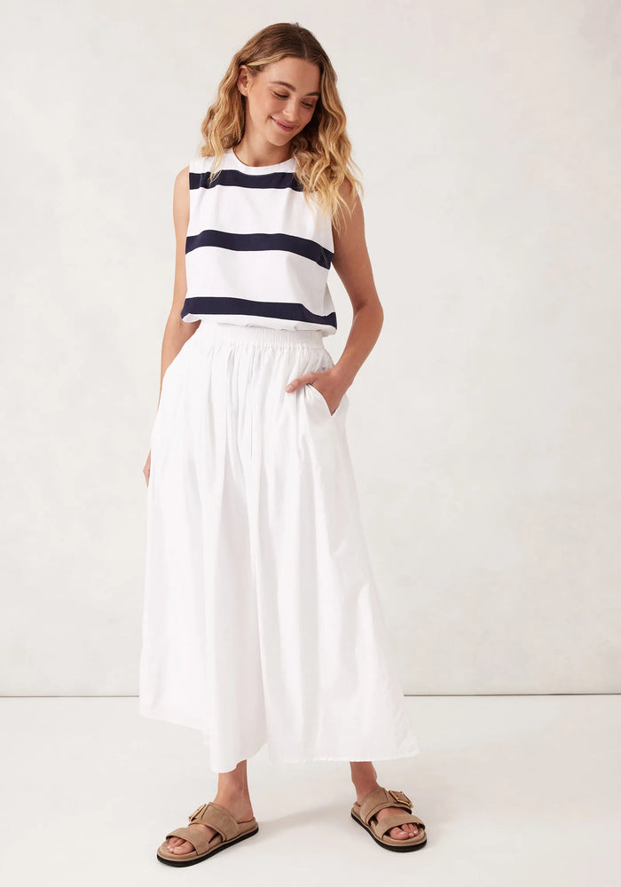 CERES LIFE FLORENCE MAXI SKIRT - WHITE